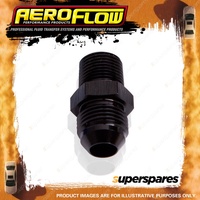 Aeroflow NPT To Straight Male Flare Adapter 1/16" To -3 Black Finish