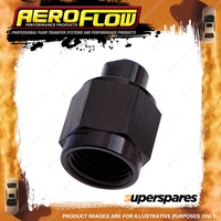 Aeroflow Brand Flare Cap Female -20 AN Black -20 AN Female Blank Off