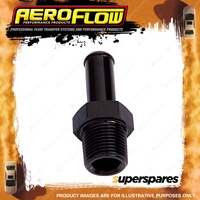 Aeroflow Male NPT To Barb Straight Adapter Fitting 1/8"To 5/16" Black