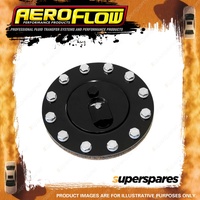 Aeroflow Brand Billet Fuel Cell Cap Assembly for All Fuel Cells Black