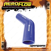 Aeroflow 45 Degree Silicone Hose Reducer/Expander 57-51mm 2-1/4"-2" I.D Blue