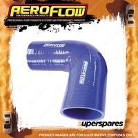 Aeroflow 90 Degree Silicone Hose Reducer/Expander 70-63mm 2-3/4"-2-1/2" I.D Blue