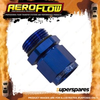 Aeroflow Orb To Female Adapter -6 ORB to -6 AN Blue Finish Hose Fitting