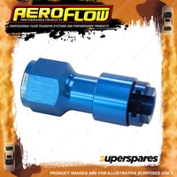 Aeroflow Push-On 3/8" Female Efi Fuel Fitting - Blue With Female -8 Orb