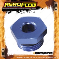 Aeroflow Brand ORB Port Reducer -8Orb To 1/8"Npt Blue Finish Hose Fitting