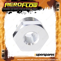 Aeroflow ORB Port Reducer -8Orb To 1/8"Npt Silver Finish Hose Fitting