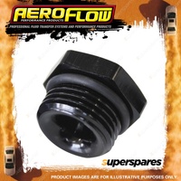 Aeroflow ORB Port Reducer -10Orb To 1/8"Npt Black Finish Hose Fitting