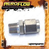 Aeroflow Male NPT To Female AN Straight Nut and Fitting 1/8" To -3AN