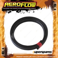 Aeroflow 1/2" 1 Meter Heat Flex Braid Black Tight Weave High Coverag