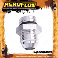 Aeroflow Orb To An Male Flare Adapter ORB to AN -10 to -3 Silver Finish