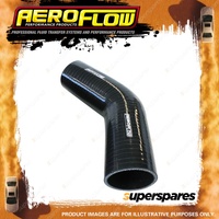 Aeroflow Silicone Hose 45 Deg Black ID 75" 19Mm Wall 4.5Mm 145Mm Leg