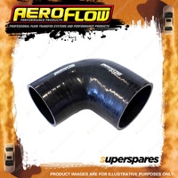 Aeroflow 90 Degree Silicone Hose Reducer/Expander 102-90mm 4"-3-1/2" I.D Black