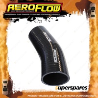 Aeroflow 23 Degree Silicone Hose Elbow 63.5mm 2-1/2" I.D Black Finish