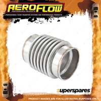 Aeroflow 2" I.D Exhaust Flex Pipe Joint 4" Long 304 Stainless Steel