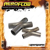 Aeroflow 2" O.D Exhaust X Pipe Bends 304 Stainless Steel Hose Fitting