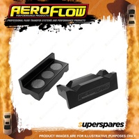 Aeroflow Billet Vice Soft Jaws Alloy Black Magnetic Back -6 To -10