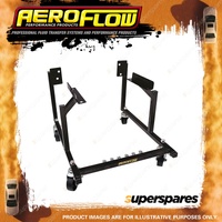 Aeroflow Brand Engine Cradle for Ford Engine solid steel wheels black