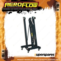 Aeroflow Brand 2 Tonne Engine Hoist Crane Foldable Black Heavy Duty