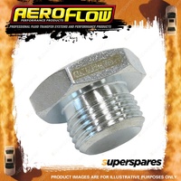 Aeroflow Screw In O2 Sensor Plug Zinc Coated Steel M18 X 1.5mm Thread Single