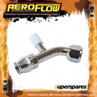 Aeroflow Brand 45 Degree With Charge Port A/C Fitting -8 AN Hose Adaptor