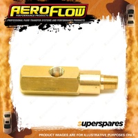 Aeroflow Oil Pressure Gauge Adapter 1/8" NPT Male/Female 1/8" NPT Thread