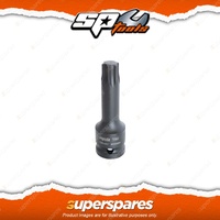 SP Tools 1/2" Drive Inhex Impact Socket - Size T55 Torx Bit Long Shaft Cr-Mo