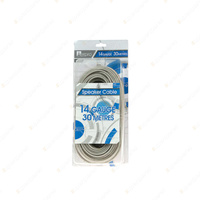 Aerpro 14 Gauge Speaker Cable - Twin Core 30M Cable Length Clear Insulation