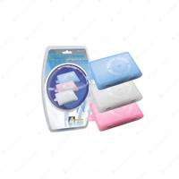 Aerpro 3 Pack Silicone Skins - Pink/Clear/Blue Suits 2nd Generation iPod Shuffle