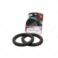 Aerpro 6" 152mm MDF Spacer Black Carpet - 25mm Depth Mounting Space Ring