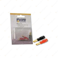 Aerpro 12 Gauge Terminals - Insulation 2x Red 2x Black Packet of 4