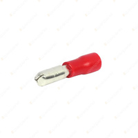 Aerpro 100 Pcs of 4mm Width Male Bullet Terminal - 22/16GA 0.5-1.5mm Red