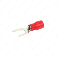 Aerpro 5.3mm Width Fork Terminal - 22/16GA 0.5-1.5mm Red Packet of 100