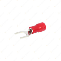 Aerpro 4.3mm Width Fork Terminal - 22/16GA 0.5-1.5mm Red Packet of 100