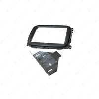 Aerpro Double DIN Black Facia Metal Brackets for Alfa Romeo Giulietta 2014-On