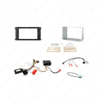 Aerpro Double DIN Black Headunit Install Kit Suit for Porsche Cayenne 2002-2008