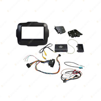 Aerpro Double DIN Black Facia Install kit Suit for Jeep Renegade 2015-On