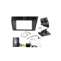 Aerpro Double DIN Black Install Kit Suit for Audi A4 & A5 Amplified & Non MMI