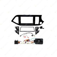 Aerpro Double DIN Black Headunit Install Kit Suit for Kia Picanto 2011-2017