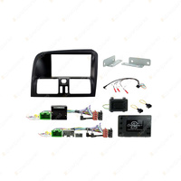 Aerpro Double DIN Black Headunit Install Kit Suit for Volvo XC60 OEM Amplfied