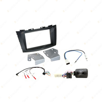 Aerpro Double DIN Black Facia Kit with SWC Interface Suit for Suzuki Swift 11-17