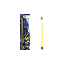 Aerpro Slim Line Neon 9" Stick Yellow with Cigaretter Lighter Socket Adapter