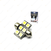 Aerpro 6 SMD LED 31mm Festoon Interior Lamp Blue - 12V DC 6500 Kelvin