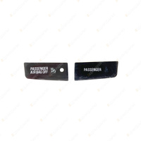 Aerpro Replacement Stickers - Passenger Airbag Off & Passenger Seatbelt Sticker