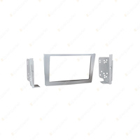 Aerpro Double DIN Silver Facia - ABS Plastic for Opel Corsa 2012-2013