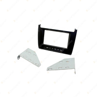 Aerpro Double DIN Flat Black Facia Metal Brackets for Volkswagen Polo 2015-On