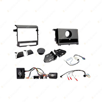 Aerpro Double DIN Black Install Kit - Large Oem Display for Land Rover Discovery