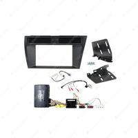 Aerpro Double DIN Black Install Kit - Non Amplified Suit for Audi A4 B8 A5 8T