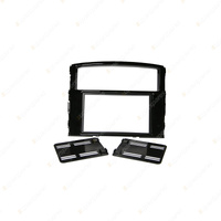 Aerpro Double DIN Gloss Black Facia Suit for Mitsubishi Pajero NS NT NW NX