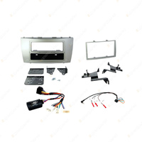 Aerpro Single & Double DIN Painted Silver Install Kit for Toyota Camry Aurion