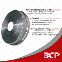 BCP Front + Rear Premium Quality Brake Drums for Chevrolet LUV Ute 72-75